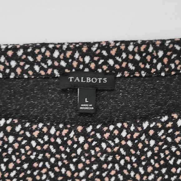 Talbots 2 Piece Cropped Pants Outfit Size Large Top 16WP Petite Cropped Pants - Picture 6 of 9